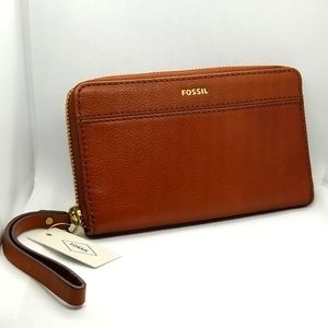 FOSSIL Tiegan Multi Medium Brown Wallet